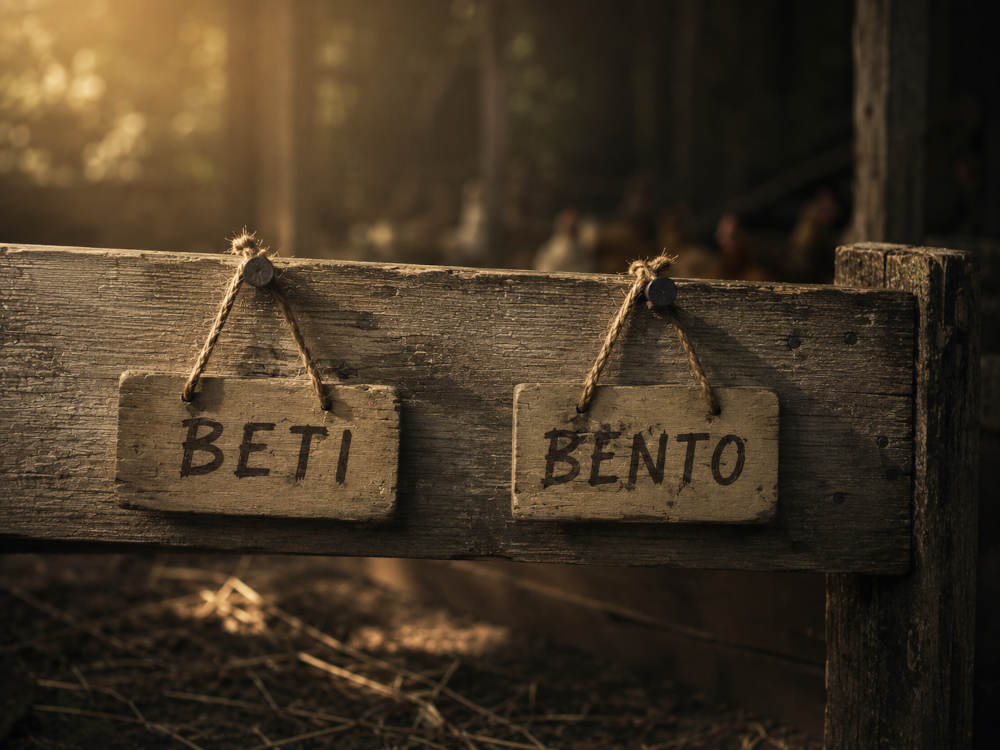 Beti, Bento, dan Nama-nama lainnya